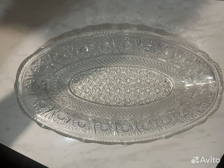 Ваза хрустальная