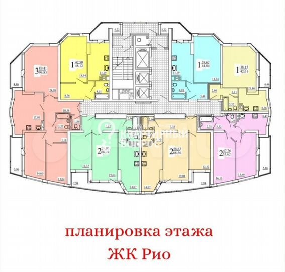 2-к. квартира, 62 м², 4/25 эт.