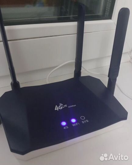 Роутер wi fi 4g с поддержкой сим карты 4 антенны