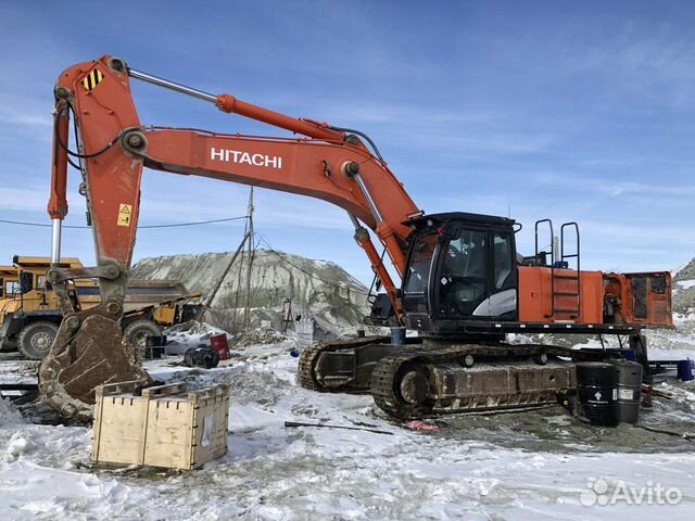 Гусеничный экскаватор Hitachi ZX470LCR-5G, 2014