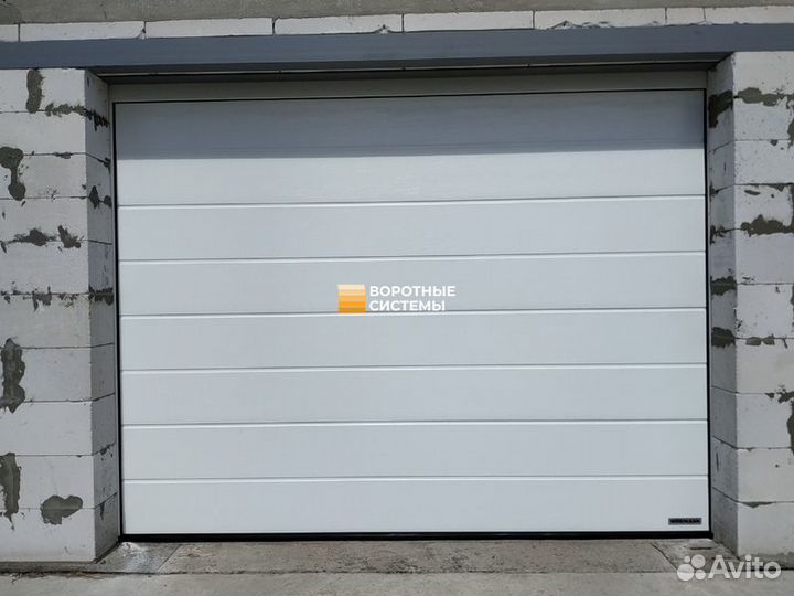 Гаражные секционные ворота Алютех trend