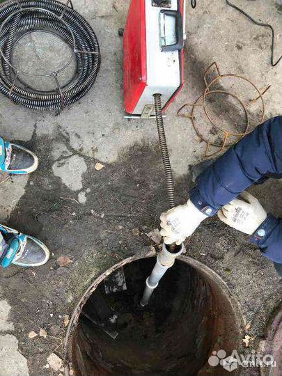 Прочистка канализации. Устранить засор