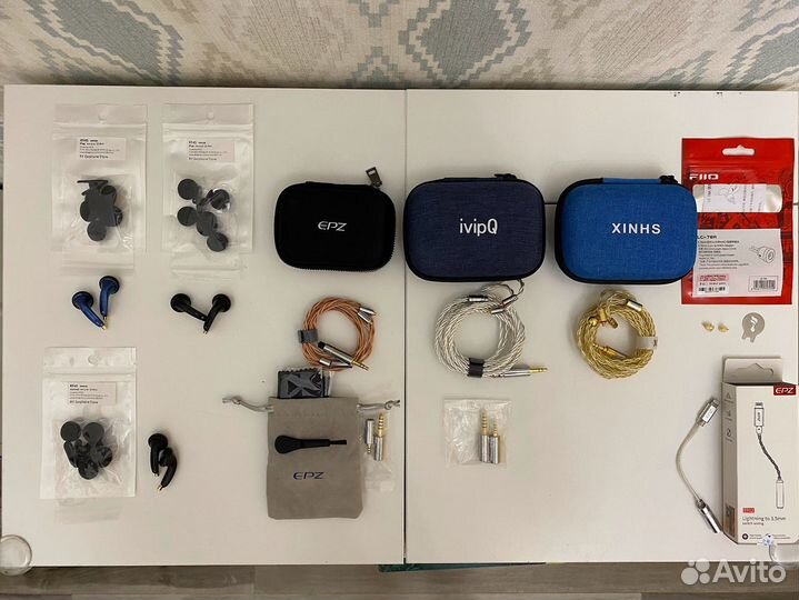 Наушники RY4S plus + кабели + адаптеры