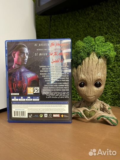 Spider-Man Miles Morales PS4 диск
