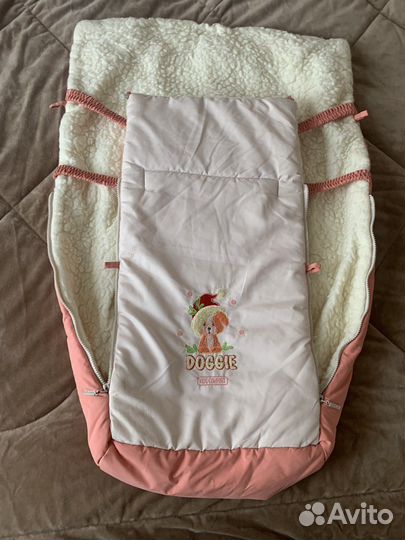 Конверт теплый в коляску или санки