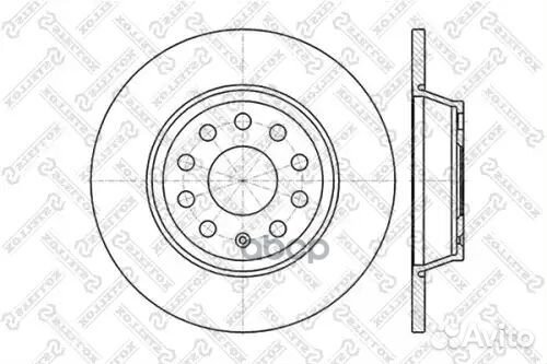 Диск торм. зад. Mitsubishi Carisma,Volvo