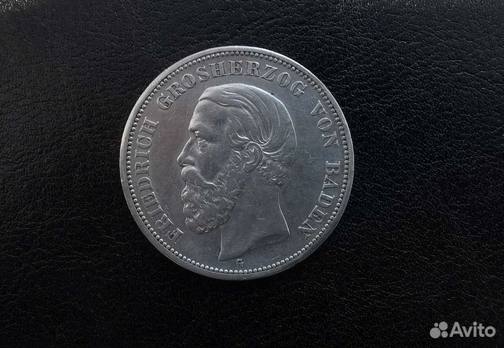 Baden 5 марок 1898 Friedrich