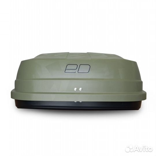 Автобокс Евродеталь Магнум Хакки 390л (185х84х42)