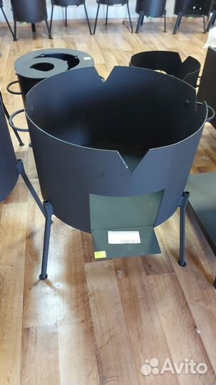 Печь под казан 22 литра, D 490 мм., 2 мм