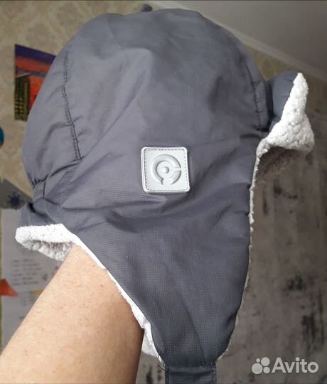 Шапка зимняя для мальчика Crockid р.54