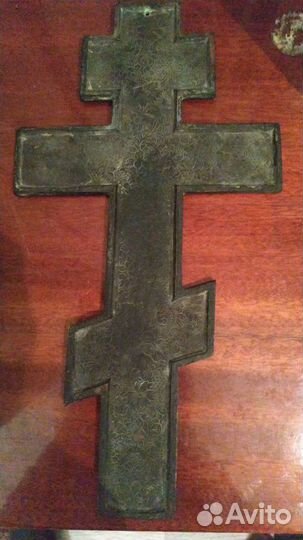 Крест бронза старый