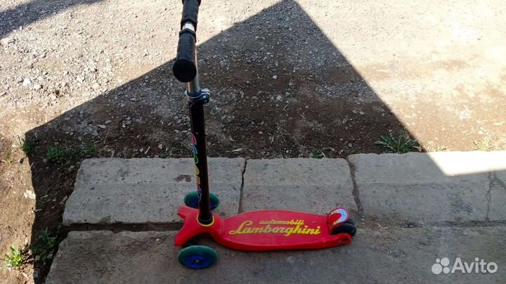 Самокат детский трехколесный бу