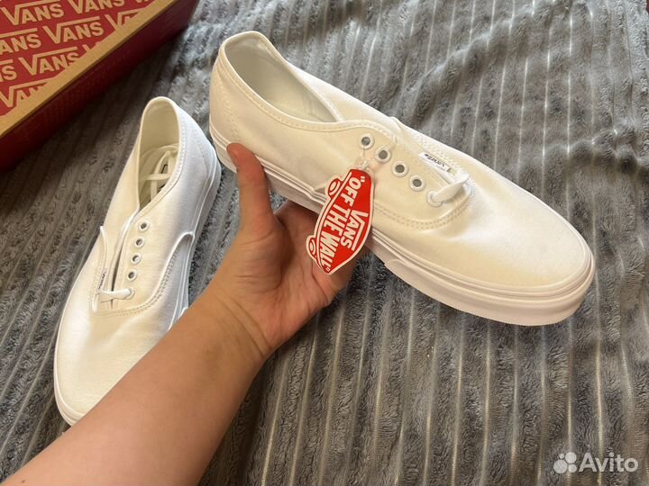 Кеды vans белые