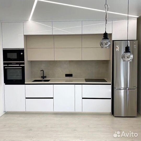 Современная кухня на заказ мдф фасады