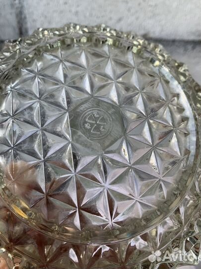 Салатник хрустальный