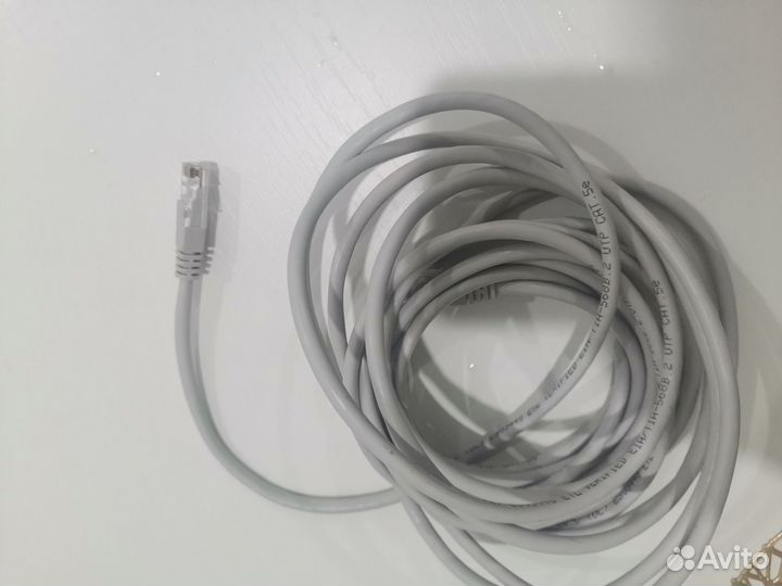 Кабель для интернета Ethernet RJ45 5 метров