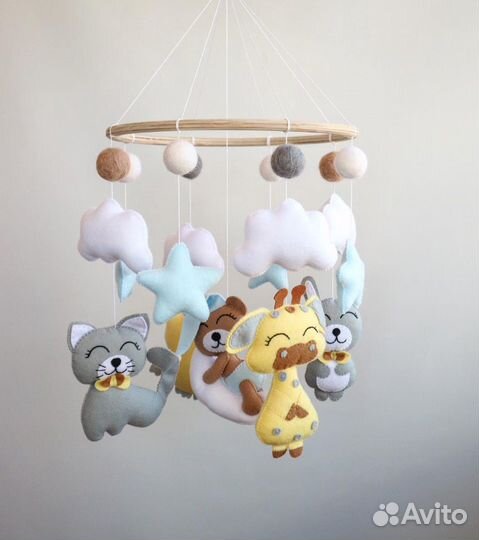 Детские мобили ручной работы