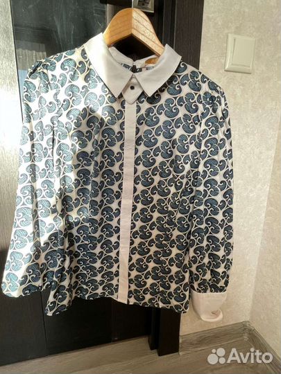 Блузка шелковая 44 46