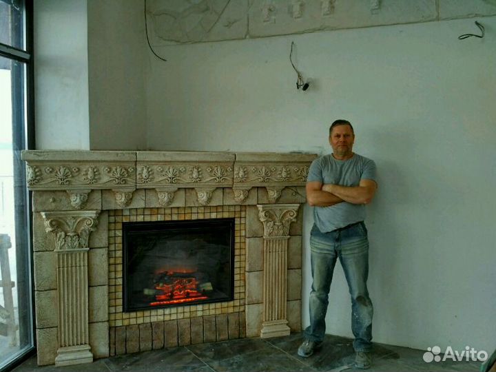 Дизайн,камины,фрески,панно