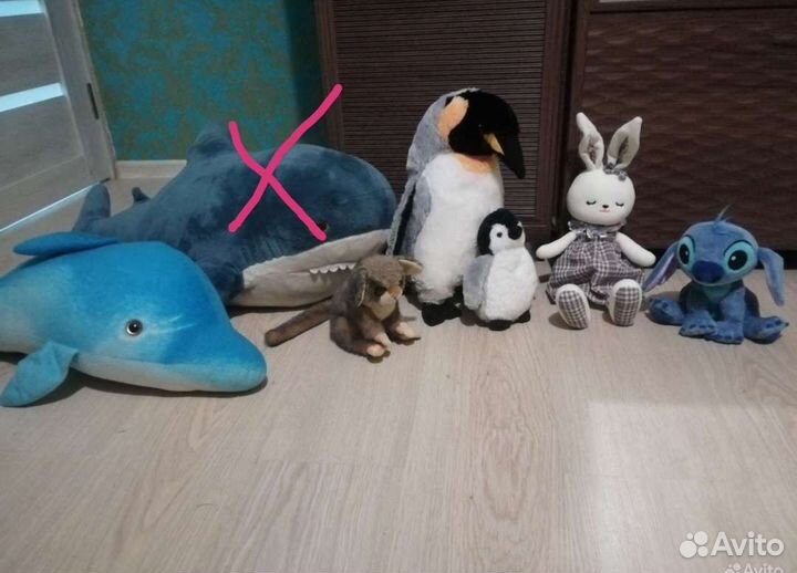 Игрушки мягкие Икея и другие