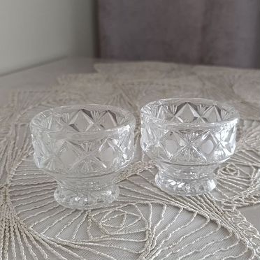 Комплект хрустальных соусниц из 2 шт