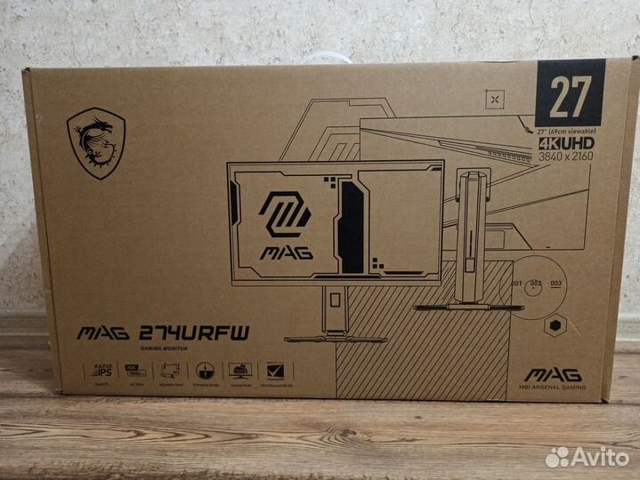 Новый MSI 274urfw 4k 160 hz