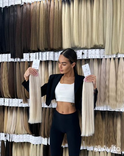 Волосы натуральные срезы
