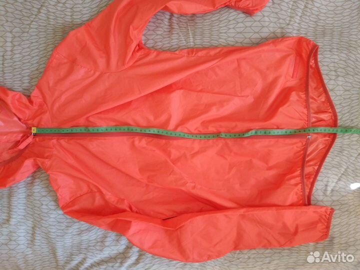 Беговая ветровка женская kalenji коралловая, S