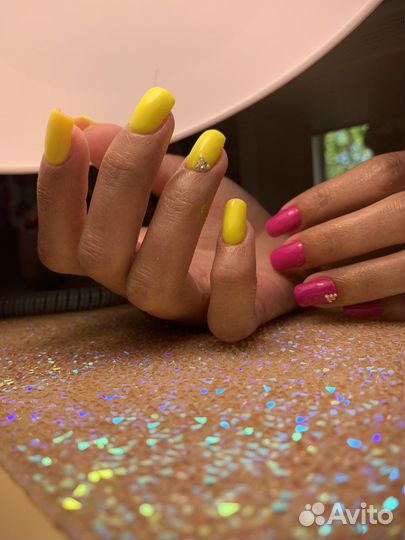 Наращивание ногтей, маникюр, покрытие