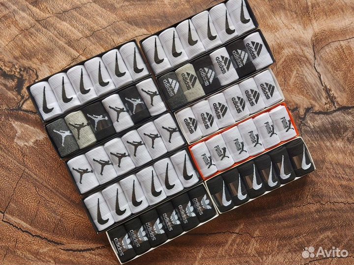 Носки Nike Fila Puma Reebok