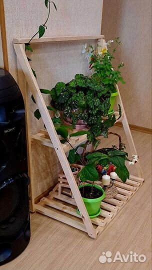 Полка для цветы напольная