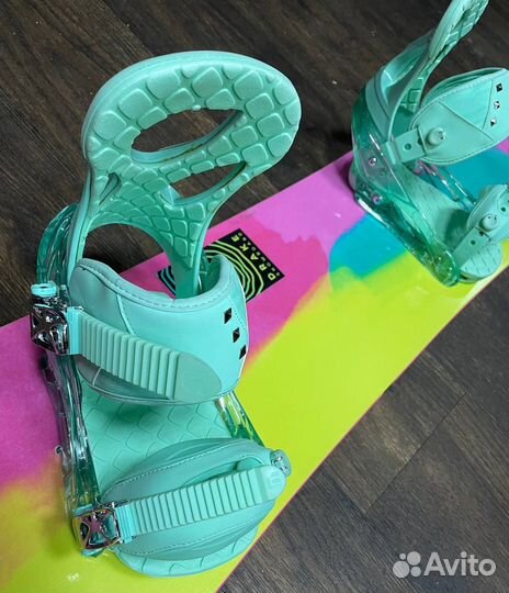 Сноуборд Drake Charm 142 + крепы Burton Stiletto S