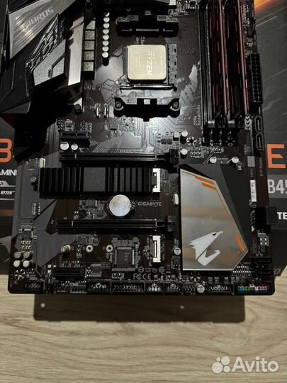 Gigabyte b450 aorus elite + Ryzen2600x + Crucial b