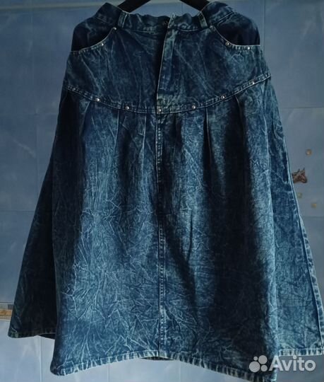 Джинсовая юбка из 90х