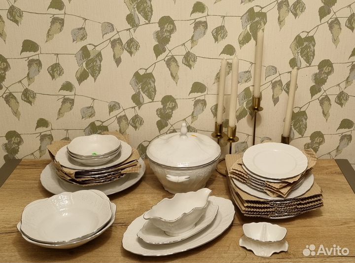 Столовый и чайный сервиз Bernadotte новый