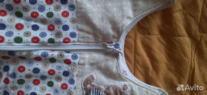 Теплый спальный мешок для малыша