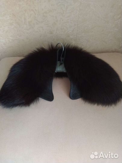 Меховой воротник песец