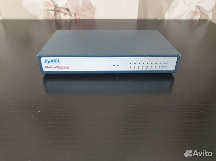 Коммутатор zyxel omni LAN Switch M8 EE (3 штуки)