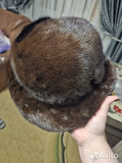 Шапка норковая женская