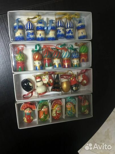 Набор игрушек на ёлку