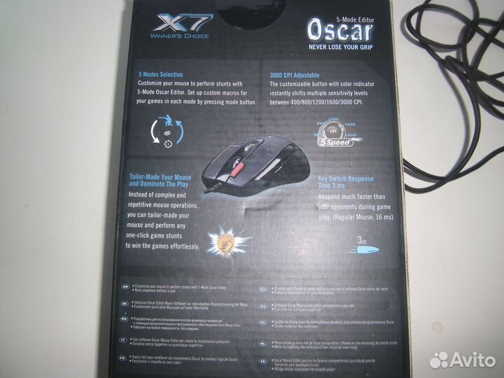 Игровая мышь A4Tech Oscar F5