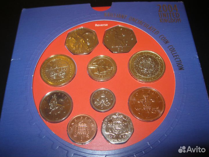 Великобритания 2004 г. годовой набор монет