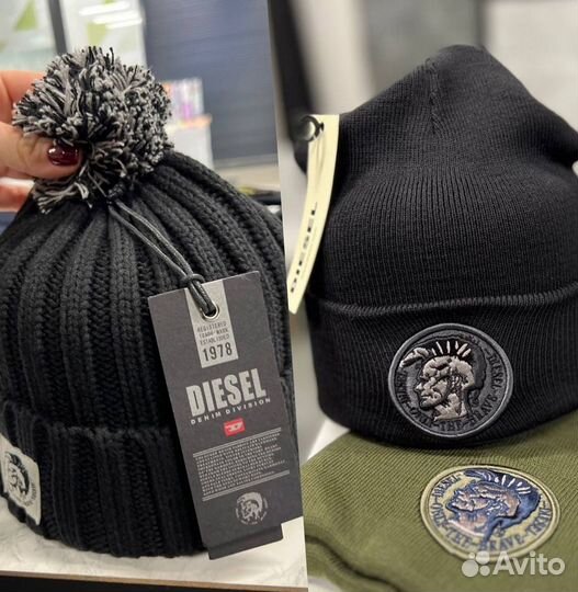 Мужская шапка diesel