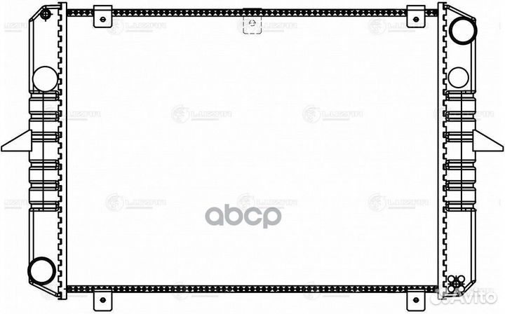 Радиатор охл. для а/м газ 3302 ГАЗель -99 сборн