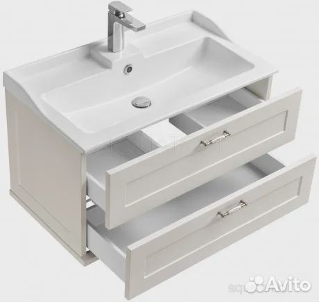 Тумба с раковиной aquaton (Акватон) 1a1863k0lbps0