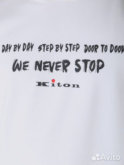 Худи хлопковое Kiton