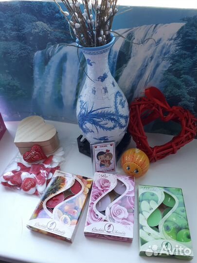 Ваза декоративные Свечи Подсвечники Цветы декор