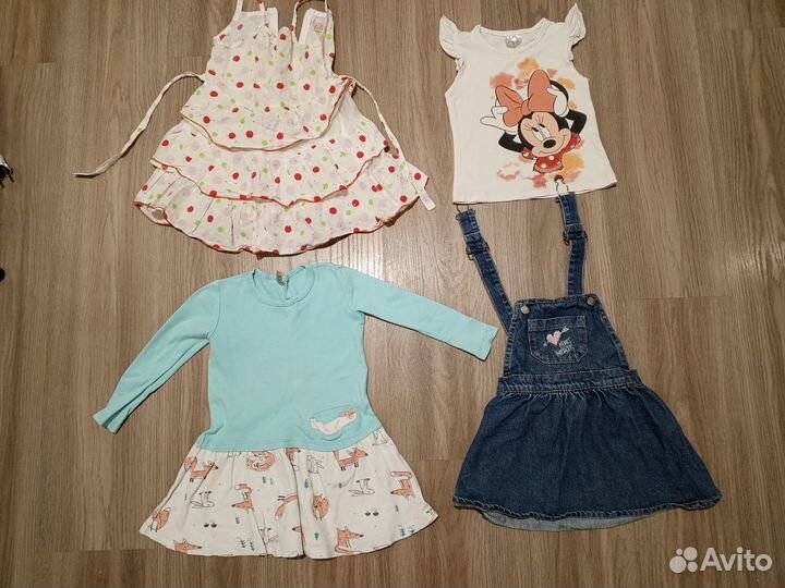 Вещи пакетом на девочку 92 98