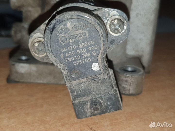 Дроссельная заслонка 1,4 хундай верна 2008 год