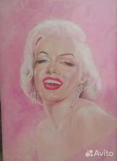 Портрет маслянными красками на холсте, сухая кисть